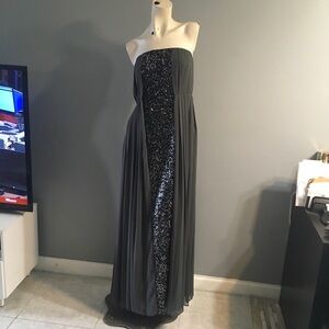 Calvin Klein Charcoal Evening Dress